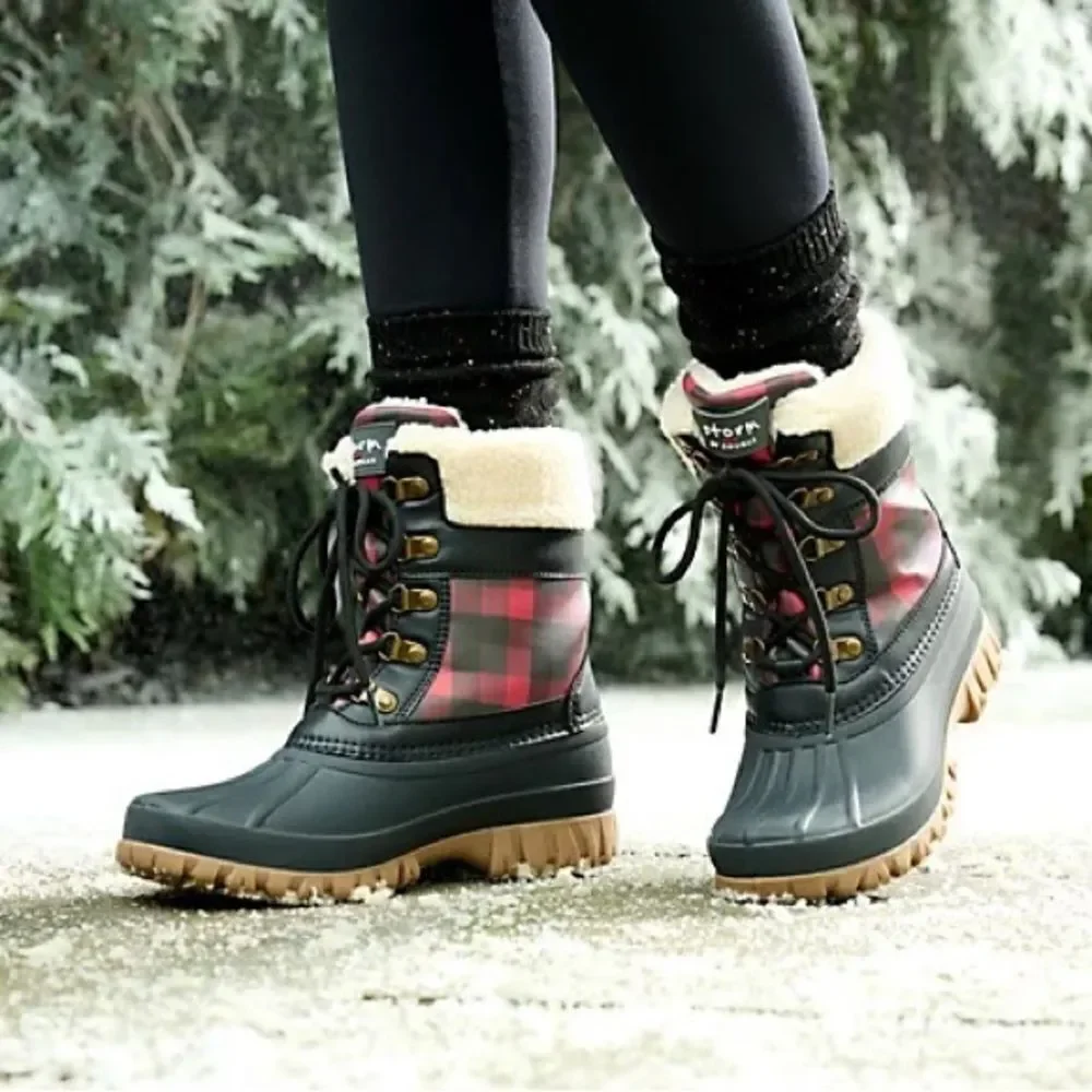 Cougar Carlisse Waterproof Lace-Up Winter Boots